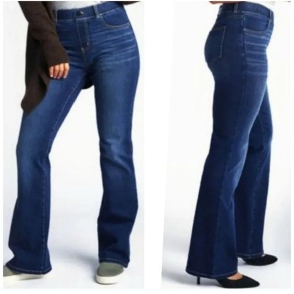 Betabrand elastic waist pull on bootcut jean size XL - Picture 1 of 4